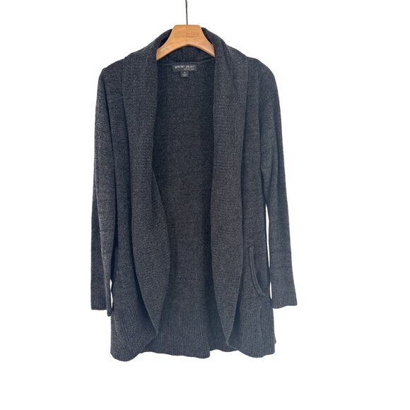 Barefoot Dreams Cozychic Lite circle cardigan  Pockets size Medium womens Gray - Picture 3 of 6